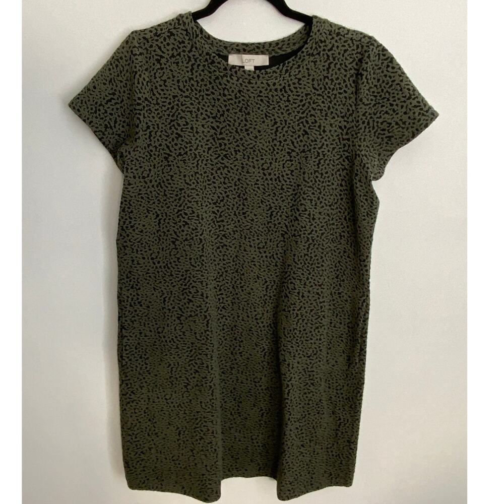 Loft Women's Green and Black dress size‎ large